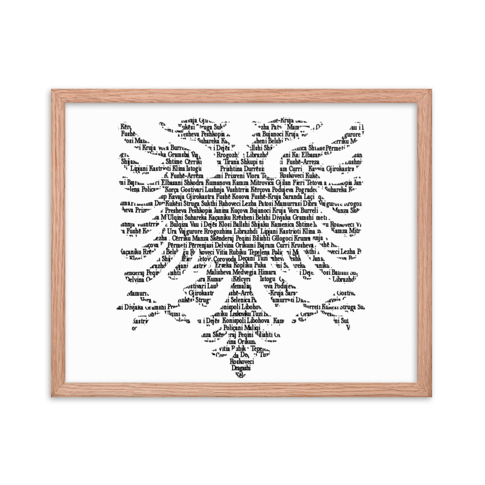 Albania Framed poster